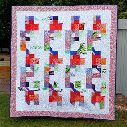 Image similar to Goose themed quilt