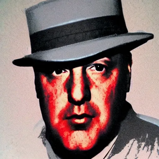 Prompt: tony soprano designed by warhol