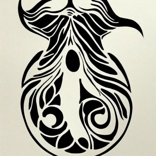 Prompt: concept tattoo design, stencil, whale