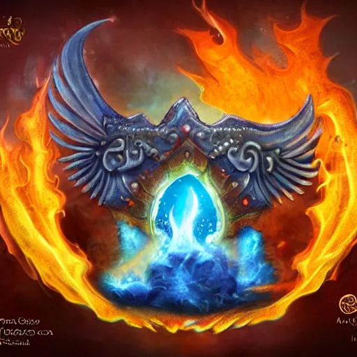 Image similar to Legendary Diaper of Fire, magical artifact, mystical, fantasy, magic, digital art, illustration, magic item, ultra detailed