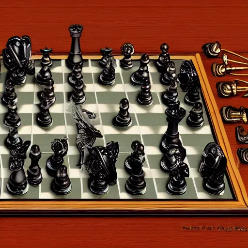 Fantasy Chess game invented by Johan Framhout