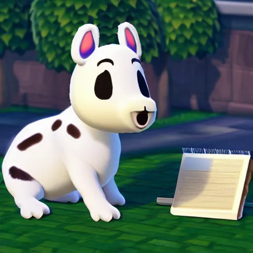 Prompt: “ kk slider from animal crossing, realistic, photoreal, caught on camera ”