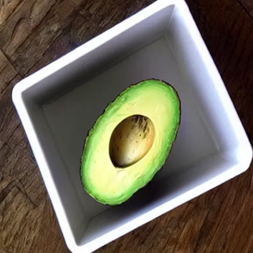 Image similar to cube avocado