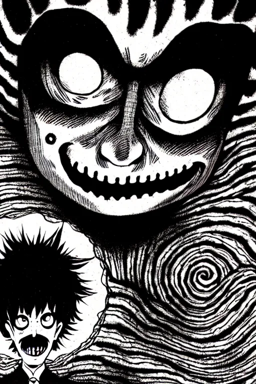 Prompt: junji ito creature