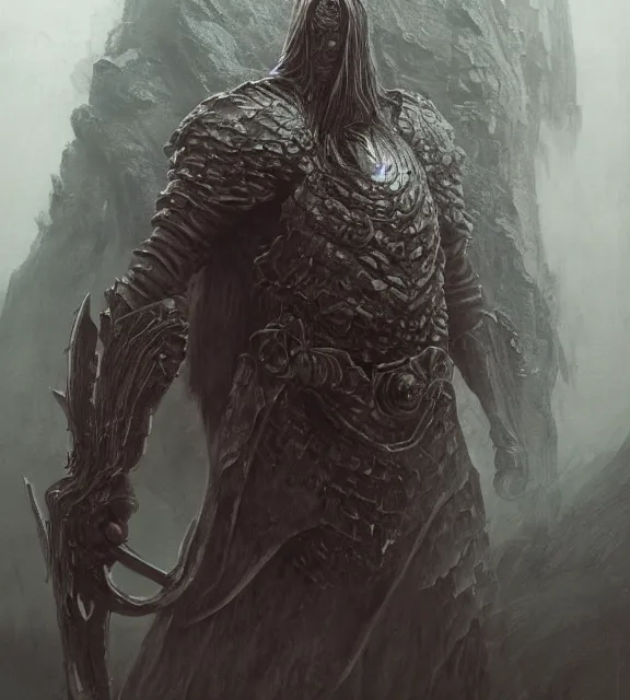 Prompt: balder knightconcept, beksinski, age of sigma art, frank franzetta, ruan jia, dark soul armor concept, trending on artstation, wayne barlowe, adrian smith fantasy art, elden ring art, the hobbit art, lord of the ring art, infinity blade armor