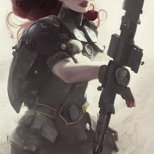 Image similar to portrait of a facist sailormoon, epic, tragic, military art, fantasy, dieselpunk, hd shot, digital portrait, beautiful, artstation, comic style, by artgerm, guy denning, jakub rozalski, magali villeneuve and charlie bowater