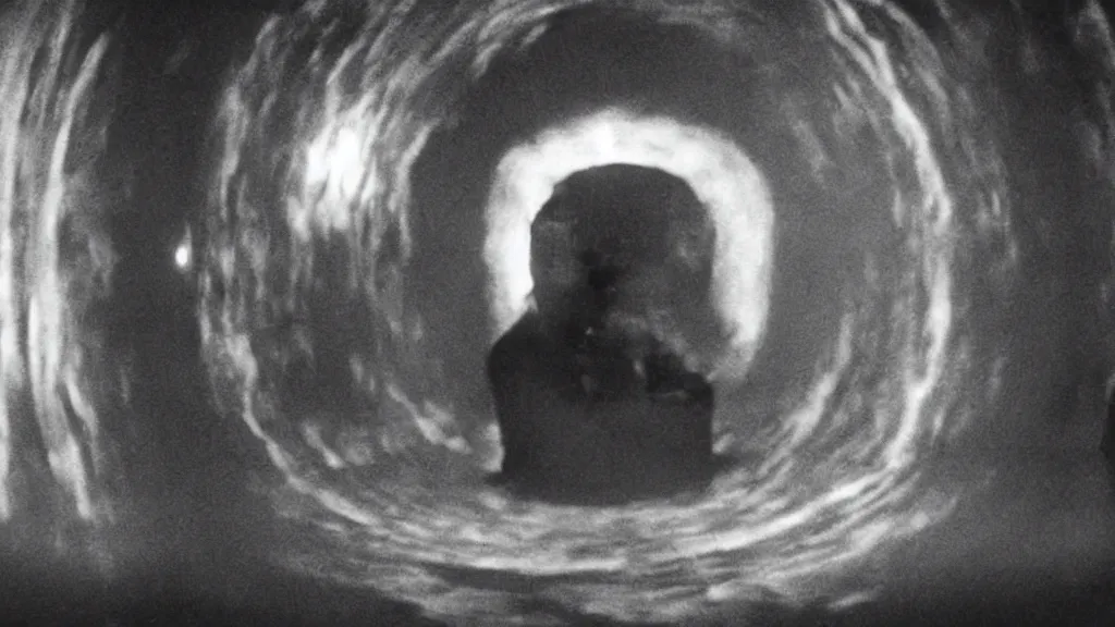 Image similar to an mri slice of james cavell in the living room, film still from the movie directed by denis villeneuve with art direction by salvador dali, wide lens