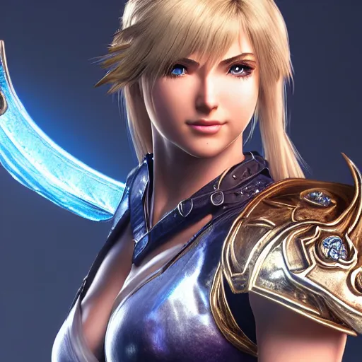 Image similar to sophitia alexandra from soulcalibur, octane render, detailed, 4k, portrait, detailed face, beautiful,