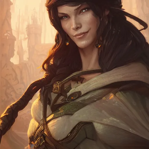 Prompt: rogue, female, tabaxi, forest, d & d, fantasy, intricate, elegant, highly detailed, digital painting, artstation, octane render, concept art, matte, sharp focus, illustration, hearthstone, art by artgerm and greg rutkowski and alphonse mucha