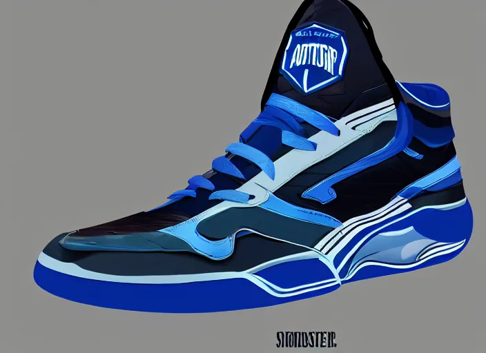 Image similar to basketball sneakers concept of mr. fantastic, trending on artstation, smooth, sharp focus