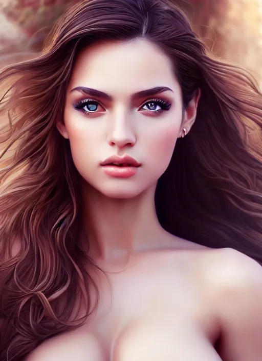 Image similar to a gorgeous greek female photo, professionally retouched, soft lighting, realistic, smooth face, full body shot, torso, dress, perfect eyes, sharp focus on eyes, 8 k, high definition, insanely detailed, intricate, elegant, art by artgerm and jason chan