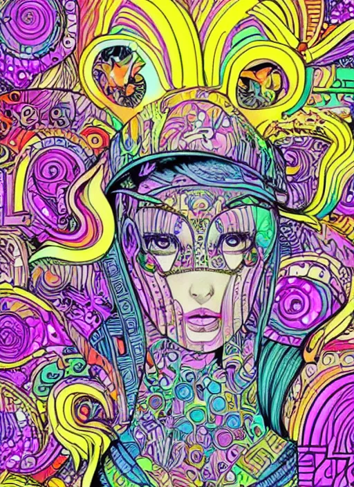 Image similar to a bladerunner coloring book by lisa frank