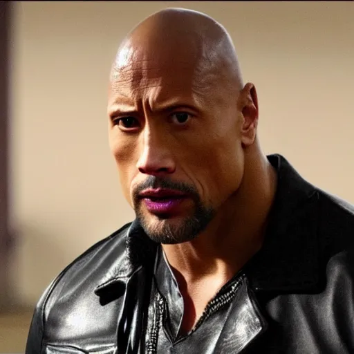 Image similar to Dwayne Johnson in Sons of anarchy very detail4K quality super realistic