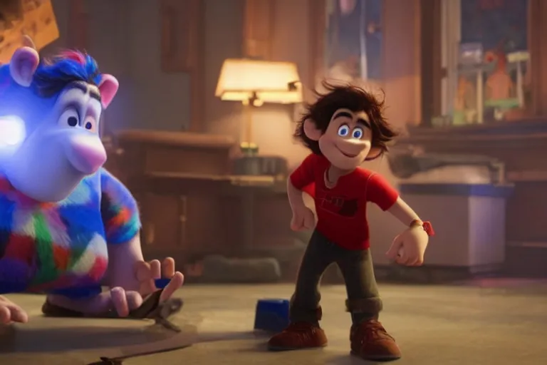 Image similar to timothee chalamet plays ralph in the live action adaptation of disney's wreck - it ralph, red weapon 8 k s 3 5, cooke anamorphic / i lenses, highly detailed, cinematic lighting