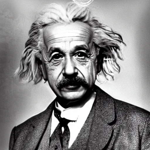 Prompt: moviestill of albert einstein as tony stark in ironman