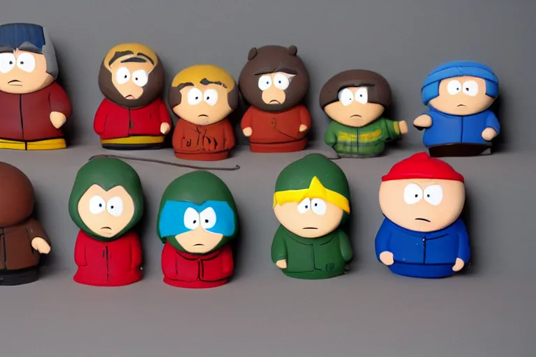 Image similar to Southpark in claymotion