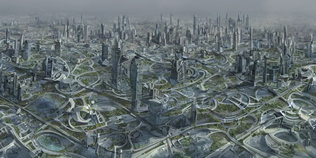 Image similar to Islamic futuristic city