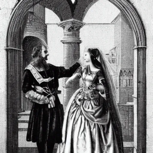 Image similar to romeo marrying juliet