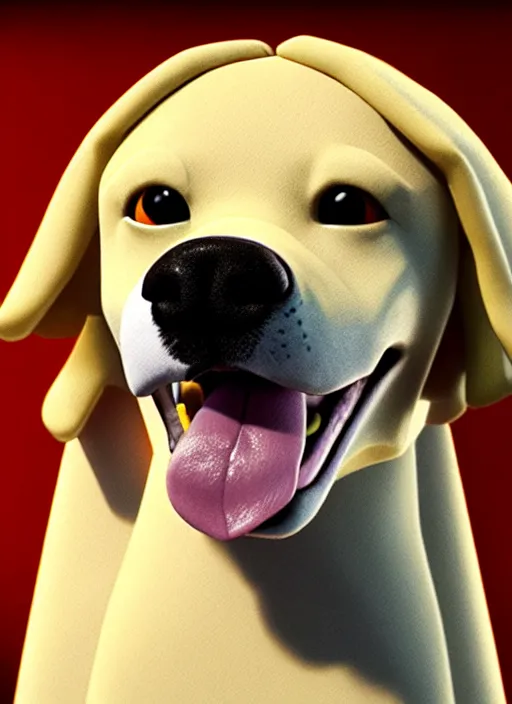Prompt: adventure time jake the dog, realistic, photorealistic, cgi, 3 d render, highly detailed