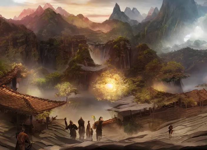 Image similar to concept design of - avatar the legends of ong bo di