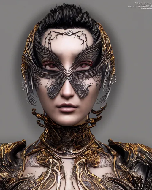 Prompt: a highly detailed metahuman 8 k close up render of bella hadid in takato yamamoto style trending on artstation made in unreal engine 4