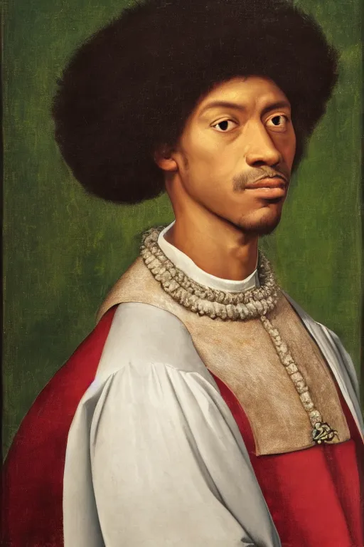 Prompt: le royce hawkins, renaissance portrait