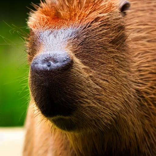 Prompt: unreal engine, close up, hd 4 k photo, capybara