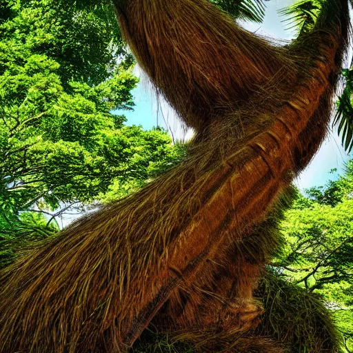 Prompt: national geographic photo of exeggutor, pokemon in the wild, intricate, portrait, 8 k highly professionally detailed, hdr, award winning