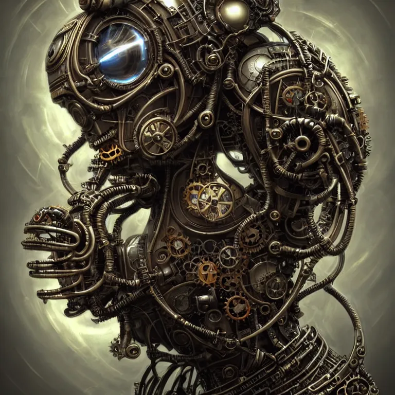 steampunk cybernetic biomechanical ant, 3 d model, | Stable Diffusion ...