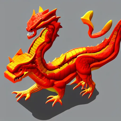 fire type dragon pokemon, 3d, studio lighting, Stable Diffusion