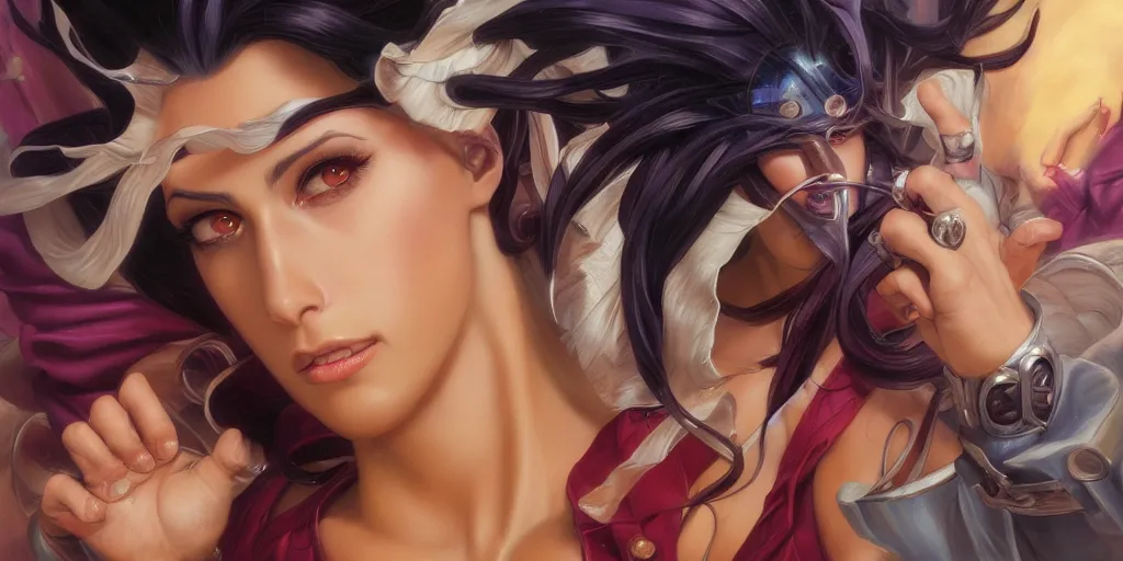 Image similar to Lisa Lisa from JoJo's Bizarre Adventure, detailed, centered, digital painting, artstation, concept art, donato giancola, Joseph Christian Leyendecker, WLOP, Boris Vallejo, Breathtaking, 8k resolution, extremely detailed, beautiful, establishing shot, artistic, hyperrealistic, beautiful face, octane render, cinematic lighting, dramatic lighting, masterpiece