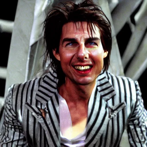 Prompt: Tom Cruise as Beetlejuice