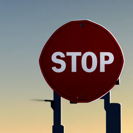 Image similar to stop sign with no letters, photorealistic, 8 k