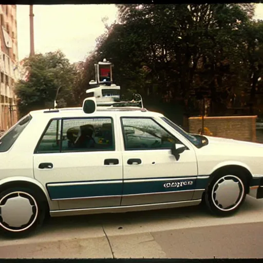 Image similar to google street view car ( 1 9 8 5 )