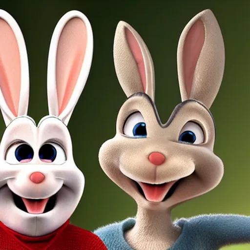 Prompt: bugs bunny rendered by pixar