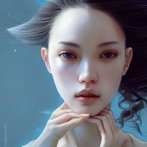 Image similar to Kiko Mizuhara, physically accurate, dynamic lighting, intricate, elegant, highly detailed, digital painting, artstation, HR GIGER, Hieronymus Bosch, Francis Bacon, concept art, smooth, sharp focus, illustration, art by artgerm and greg rutkowski and alphonse mucha