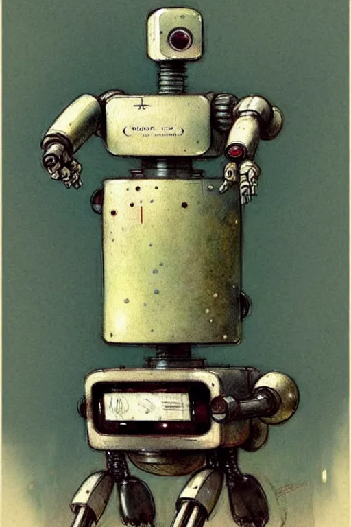 Image similar to (((((1950s robot science . muted colors.))))) by Jean-Baptiste Monge !!!!!!!!!!!!!!!!!!!!!!!!!!!