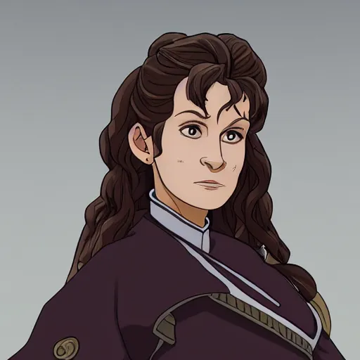 Image similar to close up portrait julia roberts as nezuko from demon slayer, 8 k