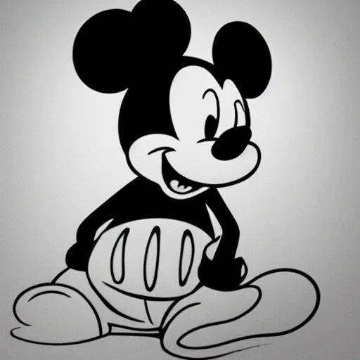 Image similar to ultra realistic mickey mouse