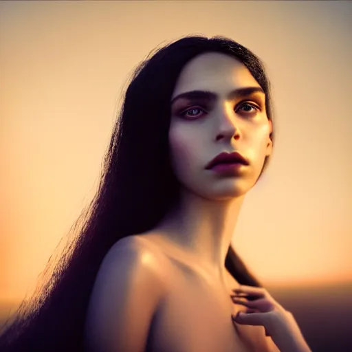 Prompt: photographic portrait of a stunningly beautiful latina emo renaissance female in soft dreamy light at sunset, soft focus, contemporary fashion shoot, in a tim burton movie, by edward robert hughes, annie leibovitz and steve mccurry, david lazar, jimmy nelsson, extremely detailed, breathtaking, hyperrealistic, perfect face, octane render