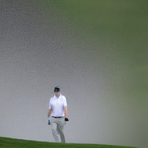 Prompt: dark brandon, evil joe biden, conniving mastermind manipulating the world, descending upon a golf course like a cloud of surging locusts, 4k, hyperdetailed, photograph, AP news