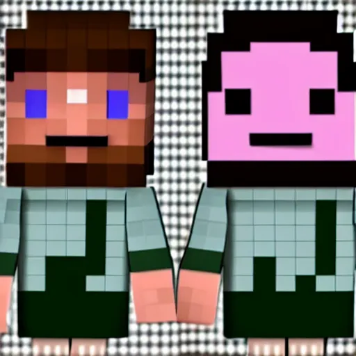 Image similar to markiplier as a minecraft skin,