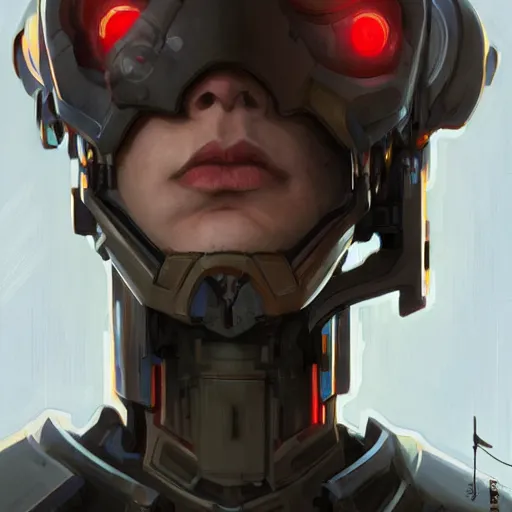 Prompt: male cyborg soldier, painted sci-fi character portrait, highly detailed, digital painting, artstation, concept art, sharp focus, illustration, art by artgerm and greg rutkowski and alphonse mucha