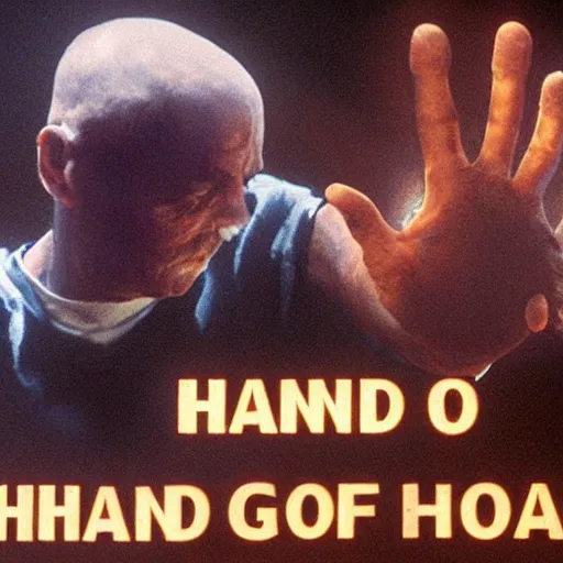 Image similar to hand of god