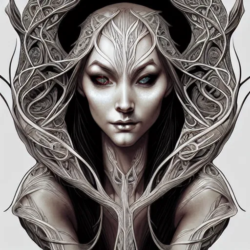 Image similar to digital art, centered elven ,intricate, veins, by James Jean and by artgerm , ultradetailed, charachter design, concept art, trending on artstation,