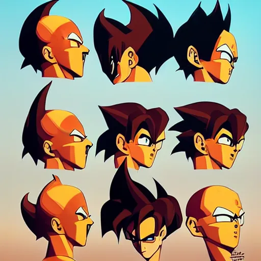 Image similar to face icon stylized minimalist dragon ball gt, loftis, cory behance hd by jesper ejsing, by rhads, makoto shinkai and lois van baarle, ilya kuvshinov, rossdraws global illumination