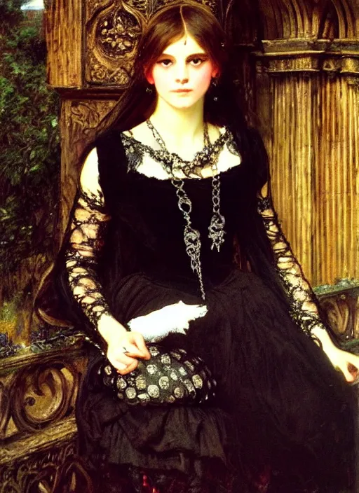 Image similar to gothic princess portrait. by william henry hunt * *, highly detailded