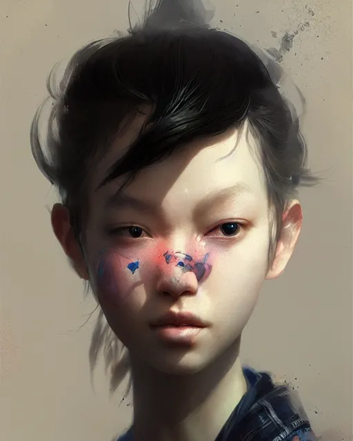 Prompt: a beautiful portrait by cory loftis, fenghua zhong, ryohei hase, ismail inceoglu and ruan jia. volumetric light, artstation