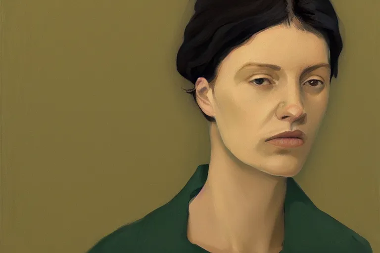 Image similar to woman portrait artwork by tim eitel