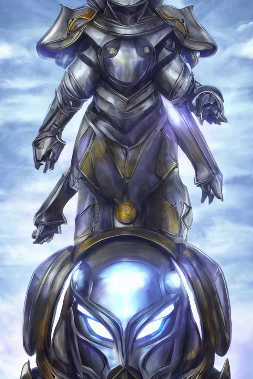 Image similar to helmet armor guardian destiny in witch queen illumination ray tracing hdr fanart arstation by sung choi robot ninja mask and eric pfeiffer and gabriel garza and casper konefal